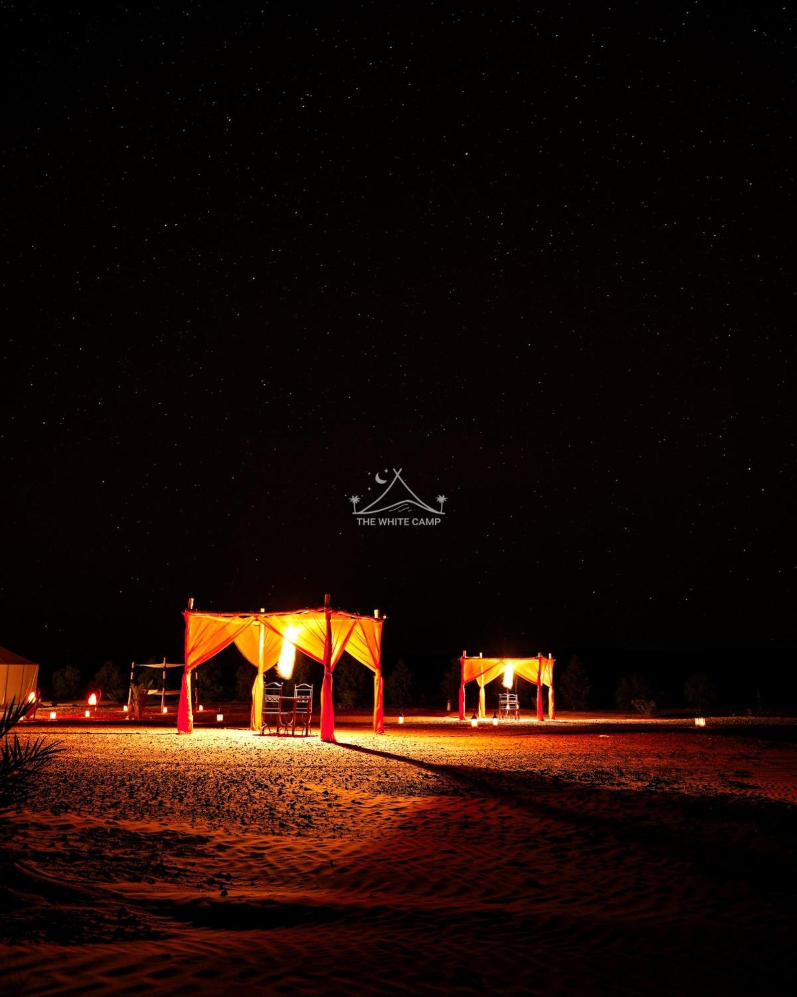 The White Camp - Your Merzouga Luxury Desert Camp & Erg Chebbi Dunes Camel Riding Luaran gambar